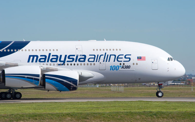 マレーシア航空のエアバスA380