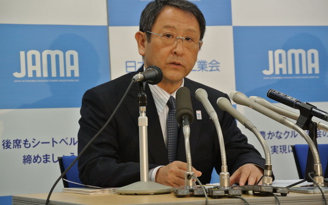 自工会豊田章男会長定例会見