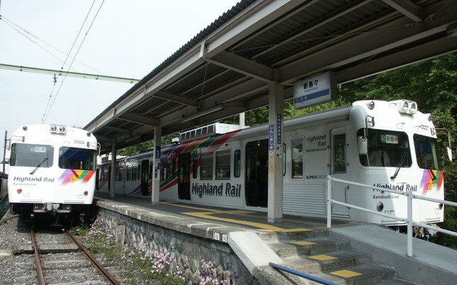 松本電気鉄道時代のアルピコ交通上高地線新島々駅