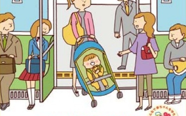 鉄道での安全なベビーカー利用を呼び掛け