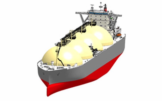 川崎重工、LNG運搬船イメージ