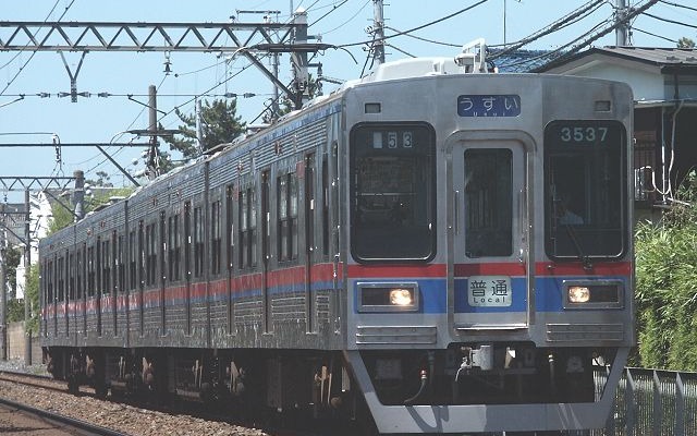 4月1日から芝山鉄道に所属する3500形3537号
