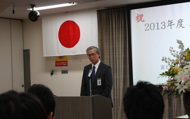富士通テン入社式