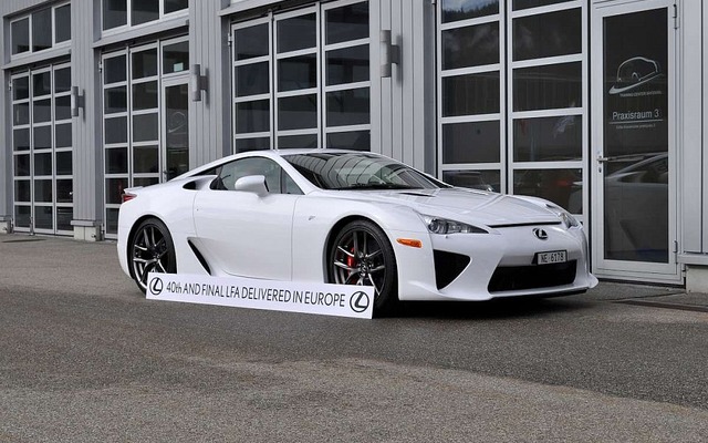 レクサス LFA の欧州最後の1台