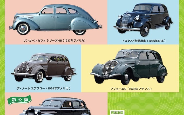 トヨタ博物館、企画展「流線型の時代とクルマたち」