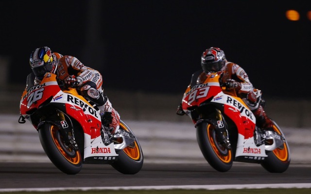 MotoGP ダニ・ペドロサ選手(#26)、マルク・マルケス選手(#93)