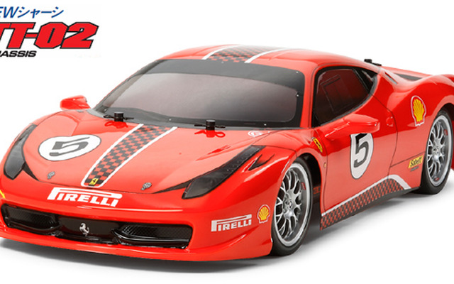 タミヤ、1/10電動RC「フェラーリ458チャレンジ」を5月25日発売