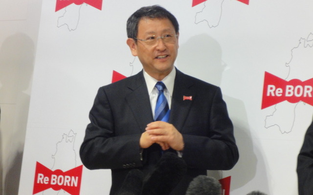 豊田社長　トヨタ東日本学園で