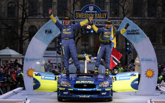 【WRCスウェディッシュラリー】スバル・ソルベルグ優勝、三菱2台入賞