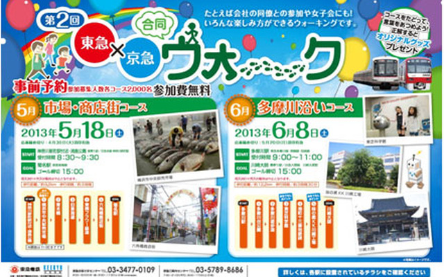 「東急×京急合同ウォーク」を開催