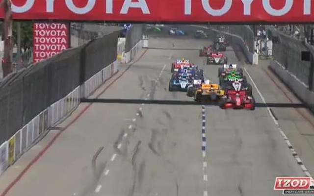 トヨタ・グランプリ・オブ・ロングビーチのハイライト（動画キャプチャ）