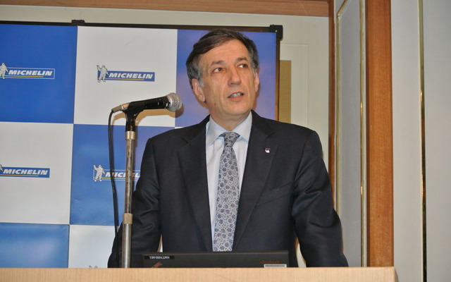 日本ミシュランタイヤ ベルナール・デルマス社長