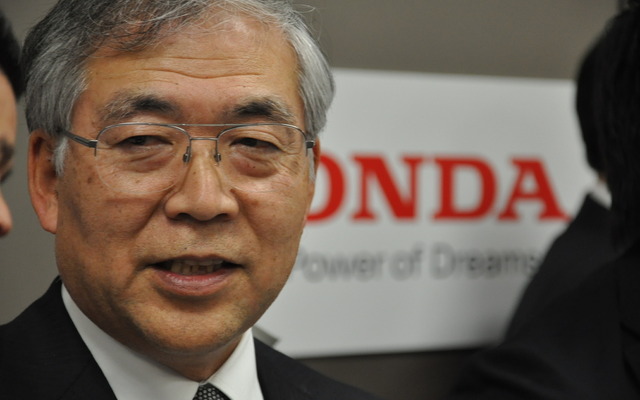 ホンダ岩村哲夫副社長（2012年度決算発表）