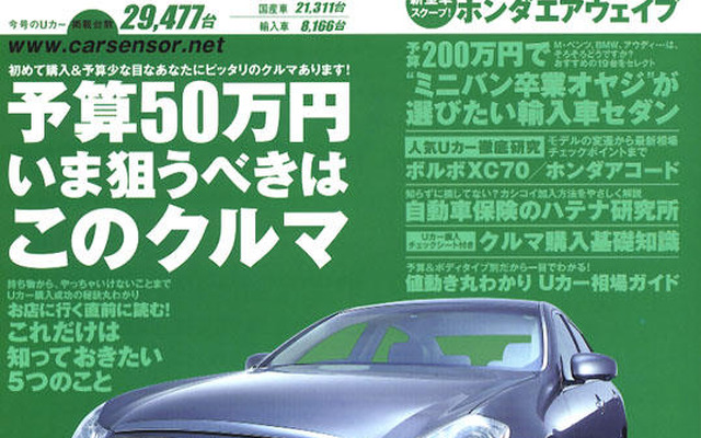 50万円のベストバリューカー教えます