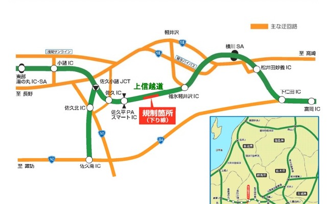 迂回経路図
