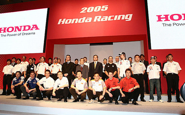 2005年、ホンダレーシングの参戦体制発表