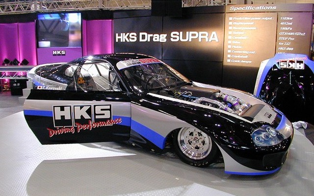 【オートサロン2001速報】21世紀は「目指せ1500馬力!!」このHKSスープラは鬼!!