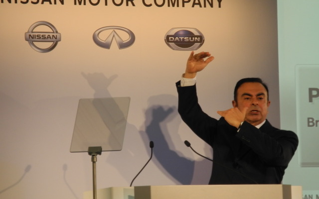 日産自動車のカルロス・ゴーン社長
