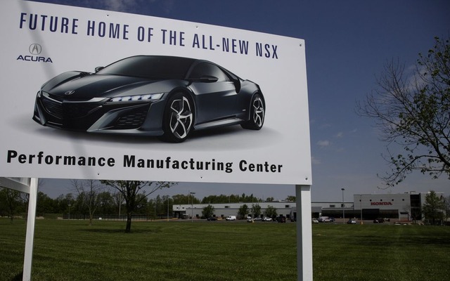 米国オハイオ工場で生産されることが決まった新型アキュラ（ホンダ）NSX