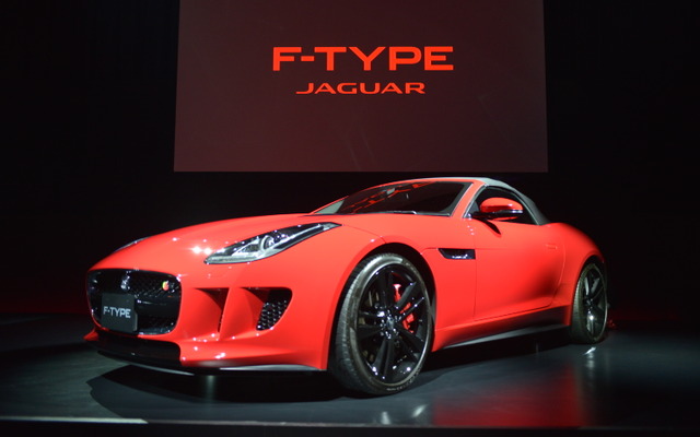 ジャガー Fタイプ 発表のようす