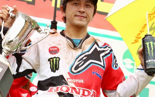 成田亮選手（全日本MX第4戦）