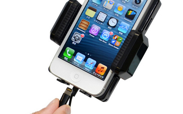 iPhone5用 アームスタンドFMトランスミッター