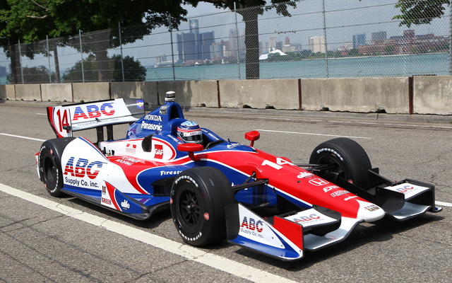佐藤琢磨はガス欠もあって19位。写真：IndyCar