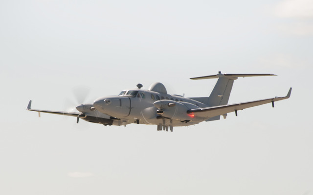 EMARSS航空機のテストフライト
