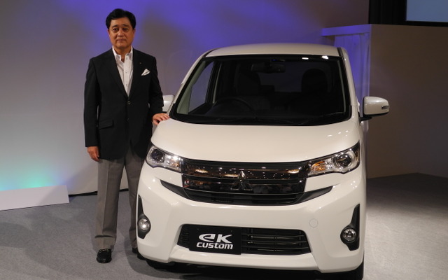 三菱自動車の新型軽自動車『eKワゴン』発表会