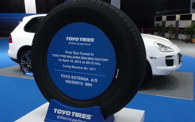 東洋ゴム、マレーシア工場竣工式のようす