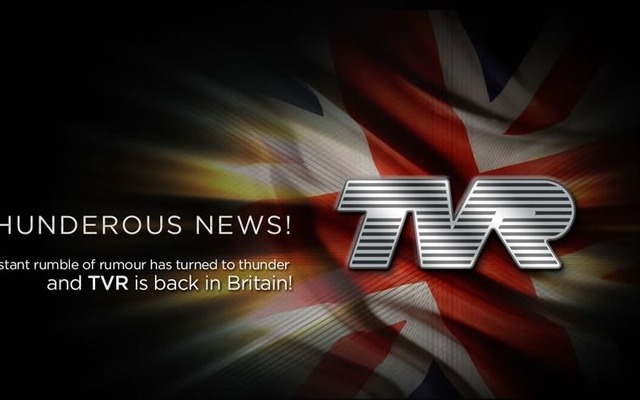 TVRが英国で復活すると宣言している公式サイト