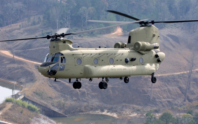 177CH-47Fチヌーク・ヘリコプター