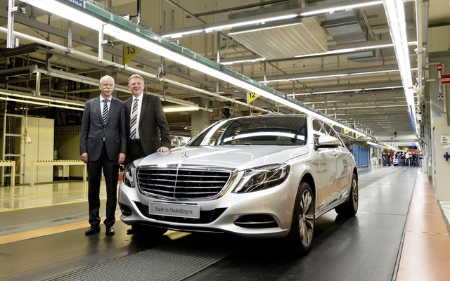 ドイツ・ジンデルフィンゲン工場で生産が開始された新型メルセデスベンツSクラス