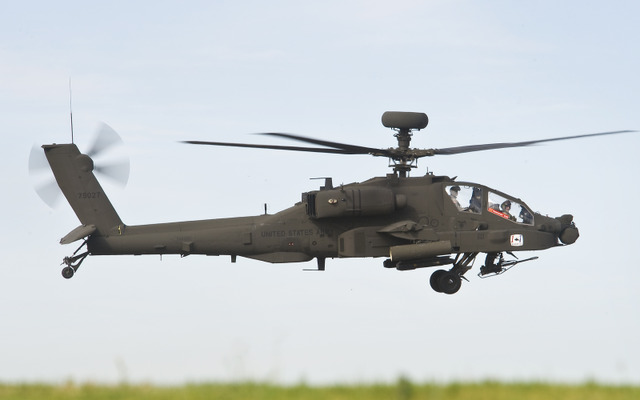 AH-64アパッチヘリコプター