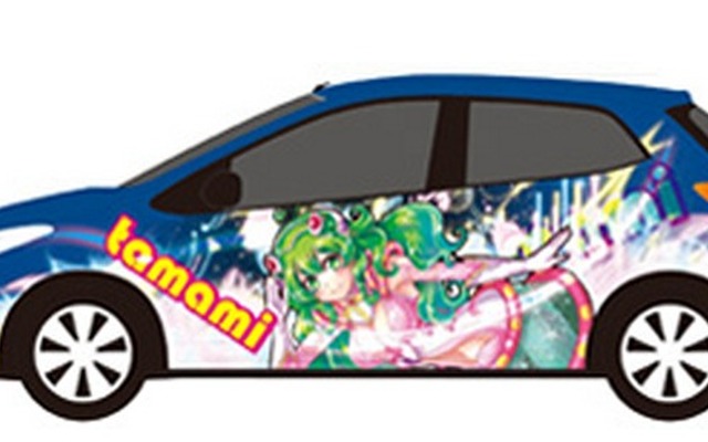 TOYAKOマンガ・アニメフェスタ公式キャラクターのラッピング車イメージ