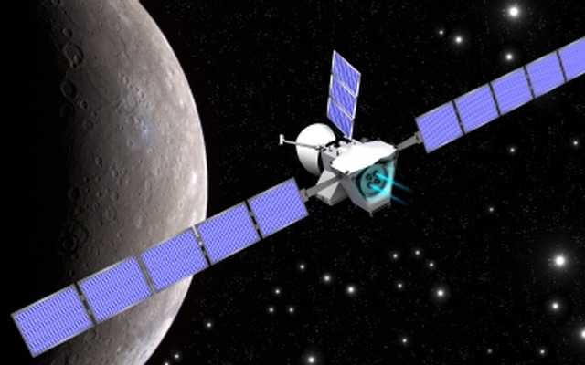 欧州MPOと日本のMMO、二つの探査機を搭載して水星に向かうベピ・コロンボ。水星接近後に探査機を分離し、2機が共同で水星の表面と磁気圏の観測を行う。