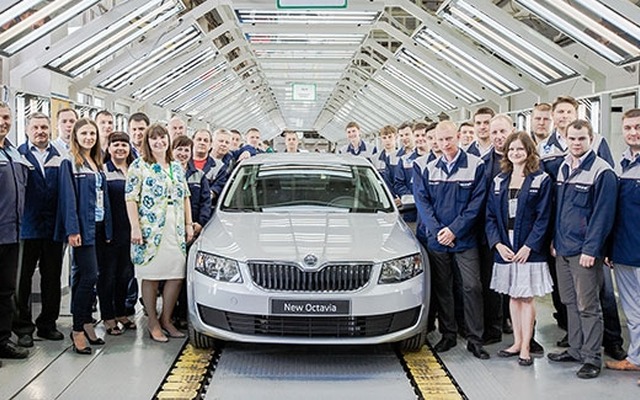 ロシアでも生産が開始された新型シュコダオクタビア