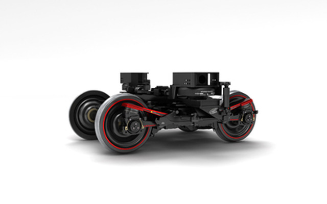 台車フレームの主構造にCFRPを採用した「efWING（イーエフ・ウィング）」