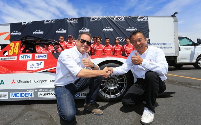 三菱自動車チーム・増岡浩とグレッグ・トレーシー