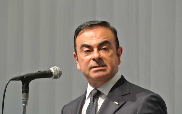日産自動車 カルロス・ゴーン社長