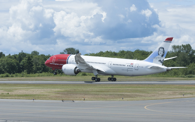 ノルウェジアン航空787ドリームライナー