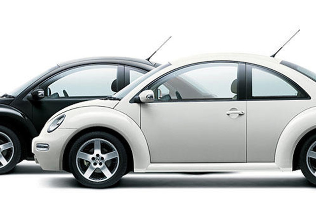 VW ニュービートル「ゆっくり行こうや」