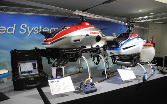 ヤマハ発動機の無人ヘリコプター