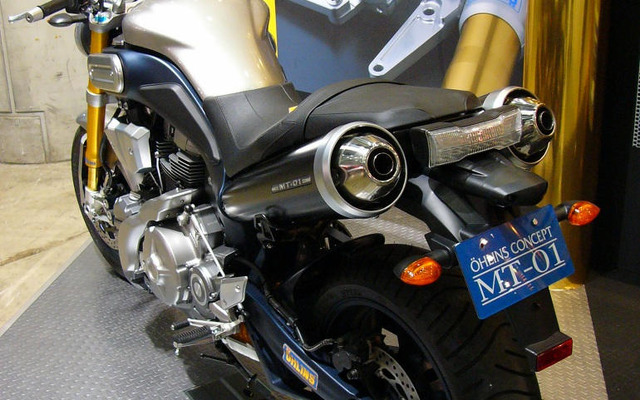 【東京モーターサイクルショー05】写真蔵…ヤマハMT01 カスタムが登場