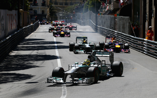 ロズベルグ（メルセデスベンツAMG、 2013年 F1 モナコGP）