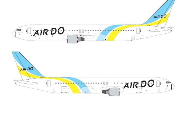 AIRDO、767-300型機に新デザインを採用