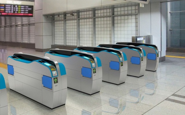 品川駅に設置する新型自動改札機のイメージ。同駅には2014年度上半期中に設置。その後2016年度上半期までに東海道新幹線全駅に導入する。