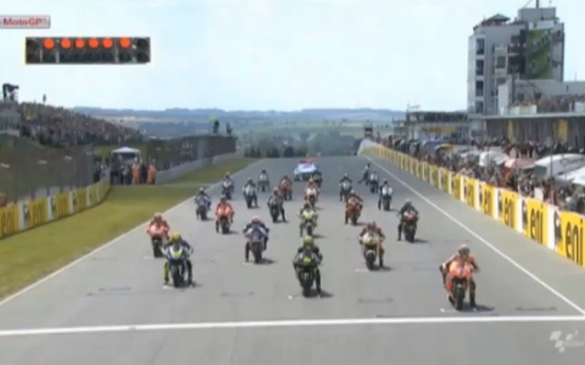マルケスがドイツGPで優勝（動画キャプチャ）