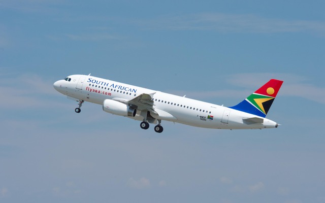 南アフリカ航空A320