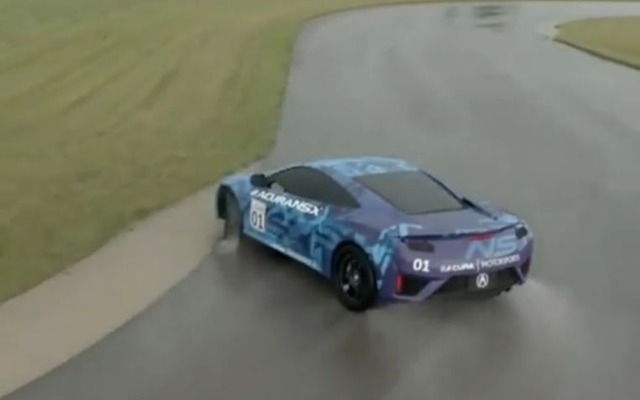 次期アキュラ（ホンダ）NSXのプロトタイプの走行映像